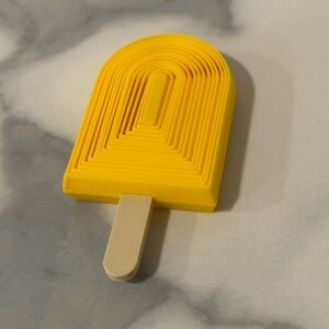 Yellow Popsicle Shaped Fidget